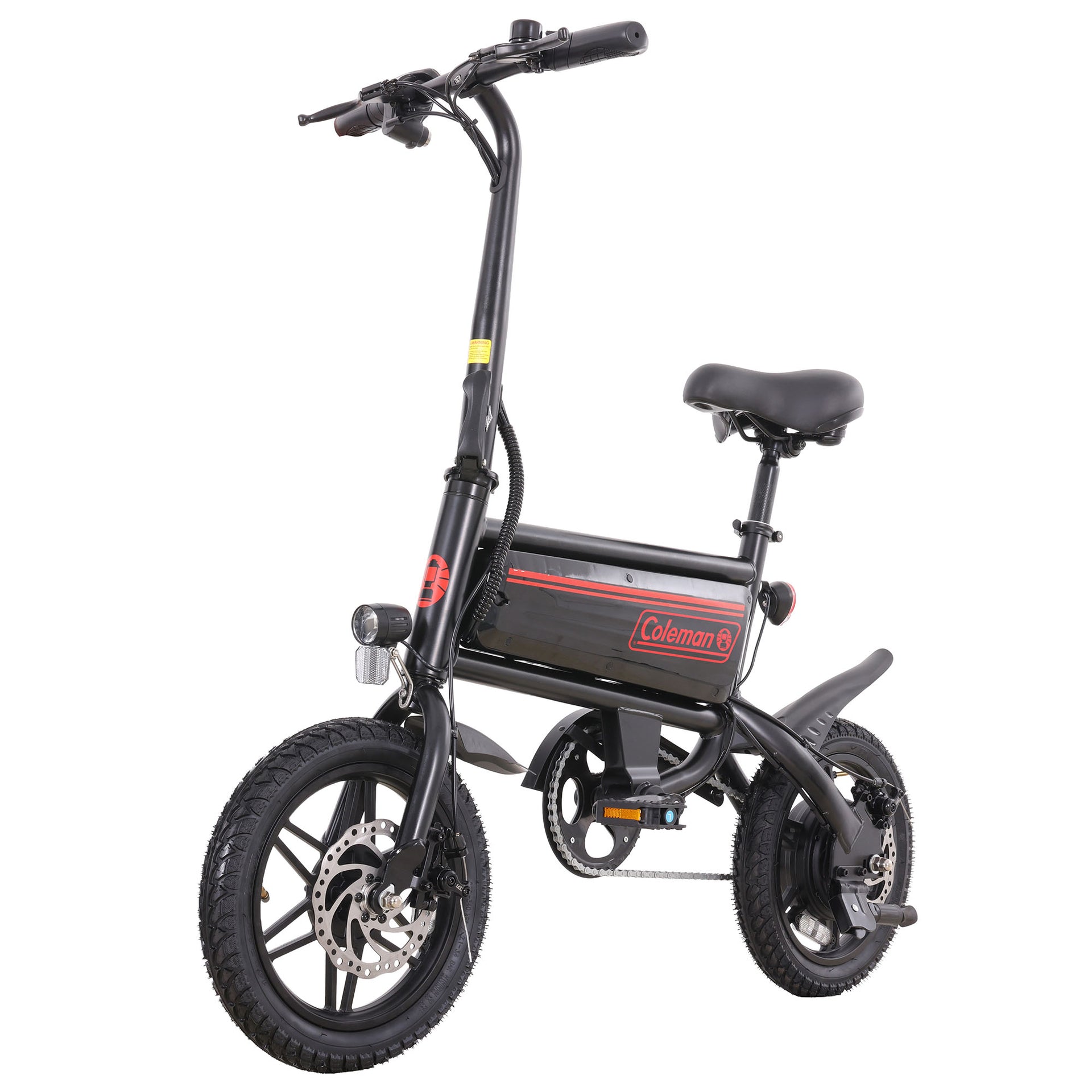 coleman mini bike edmonton B200R low pressure tires provide excellent traction and cushioning Coleman Mini Lithium Electric Bike